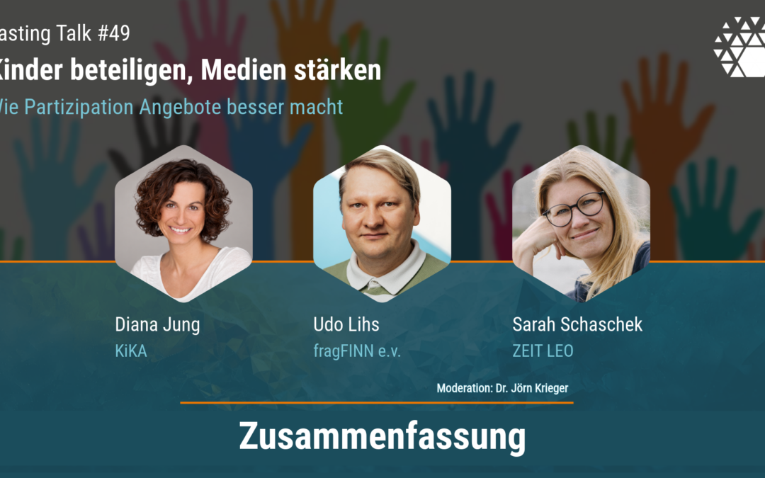 Kinder beteiligen, Medien stärken – Wie Partizipation Angebote besser macht